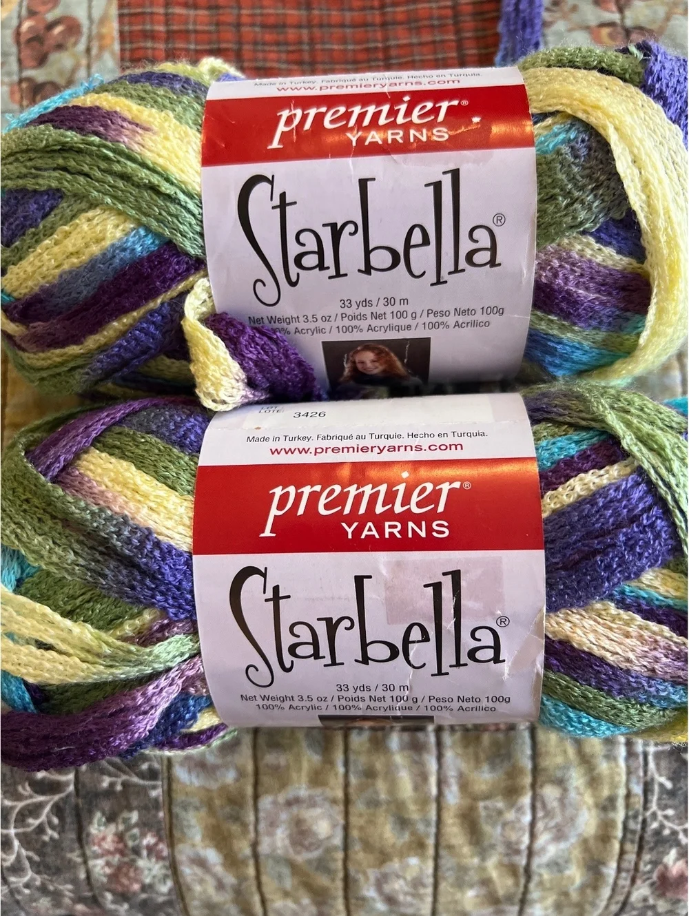 Premier Yarns Starbella Super Bulky Yarn Wild Hydrangeas Color 15-15